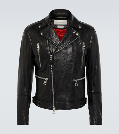 ALEXANDER MCQUEEN LEATHER BIKER JACKET