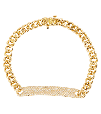 Shay Jewelry Mini Me 18kt Gold Bracelet In Yellow Gold/diamond
