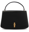 The Row Sofia 10 Leather Tote In Black Shg