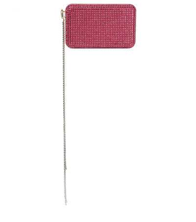 Magda Butrym Leila Crystal-embellished Box Clutch In Pink