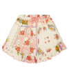 ZIMMERMANN CLOVER FLIP FLORAL SKIRT