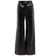 CITIZENS OF HUMANITY PALOMA HIGH-RISE WIDE-LEG LEATHER PANTS