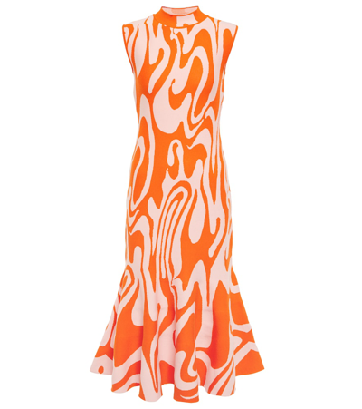 Sportmax Teglia Long Dress In Rosa