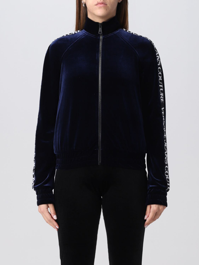 Versace Jeans Couture Sweatshirt  Woman In Blue