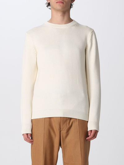 Roberto Collina Jumper  Men In Ecru