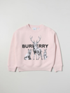 BURBERRY jumper BURBERRY KIDS colour PINK,D57938010