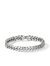 David Yurman Chain Sterling Silver Curb Chain Bracelet In Silver