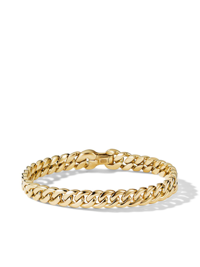 David Yurman 18kt Yellow Gold Micro Curb Chain Bracelet