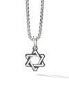 DAVID YURMAN STERLING SILVER DECO STAR OF DAVID PENDANT