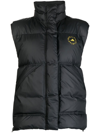 Adidas By Stella Mccartney Gile Oversized Puffer Vest In Black