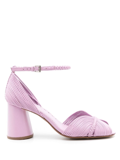 Sarah Chofakian Twiggy Thin-straps Sandals In Purple