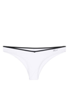 Karl Lagerfeld Karl Dna Binding Bikini Bottoms In White