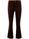 PAIGE FLARED CROPPED TROUSERS