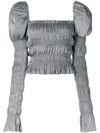 Caroline Constas Delilah Top In Silver