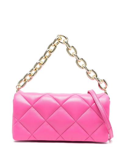 Stand Studio Hera Quilted Shoulder Bag In Pink