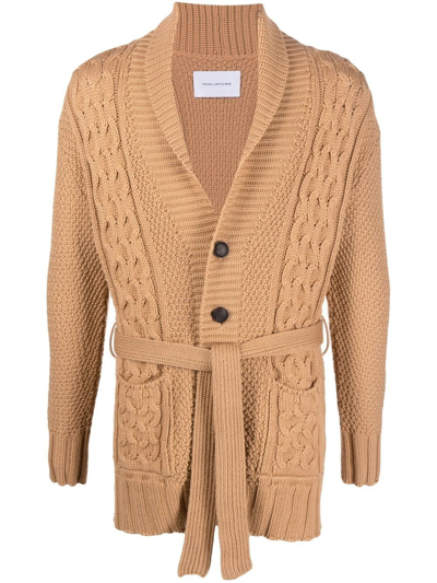 Tagliatore "bree" Wool Polyester Ab Long Dress In Beige