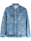 MARTINE ROSE MOTIF-PRINT DENIM JACKET