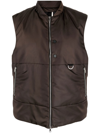 LOW BRAND ZIP-UP PADDED GILET