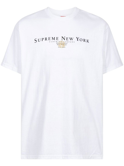 Supreme Tradition Short-sleeve T-shirt In White