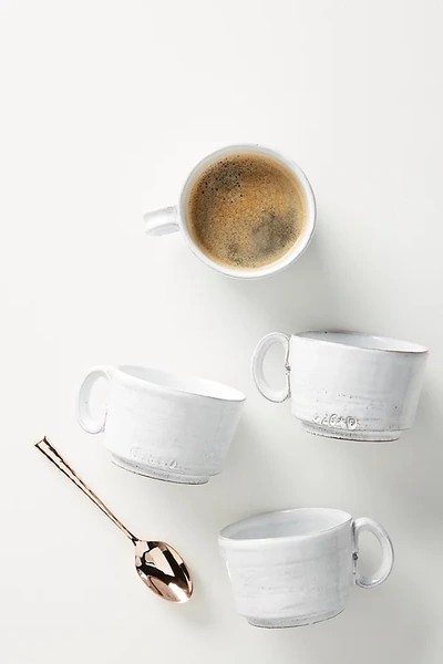 Anthropologie Set Of 4 Glenna Mugs