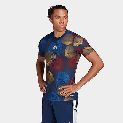Adidas Originals Adidas Soccer Spain World Cup '22 Pre-match Printed Shirt In Multi