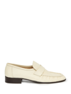 THE ROW SOFT CREAM-COLORED LOAFERS