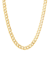 SAKS FIFTH AVENUE MADE IN ITALY MEN'S 14K GOLDPLATED STERLING SILVER CURB CHAIN NECKLACE/24"