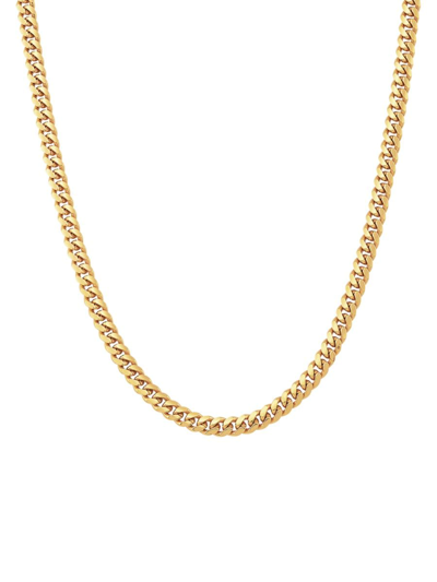 Saks Fifth Avenue Made In Italy Men's 14k Goldplated Sterling Silver Chain Necklace