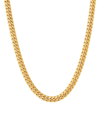 Saks Fifth Avenue Made In Italy Men's 14k Goldplated Sterling Silver Cuban Chain 24" Necklace In Silver