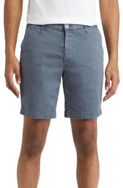 Ag Wanderer Poplin Chino Shorts In Shaw Grey Multi