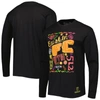 Mitchell & Ness Men's  Black Austin Fc Papel Picado Long Sleeve T-shirt In Black