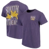 IMAGE ONE PURPLE LSU TIGERS WELCOME TO THE SOUTH COMFORT colourS T-SHIRT