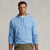 Polo Ralph Lauren Jersey Hooded T-shirt In Soft Royal Heather