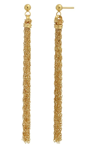 Bony Levy Singapore14k Gold Chain Drop Earrings In 14k Yellow Gold