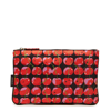 La Doublej Cherry-print Clutch Bag In Black Cherries