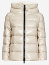 Herno Cappa Gloss Con Manicotti Down Jacket In White