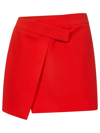 Attico Cloe Skirt In Red