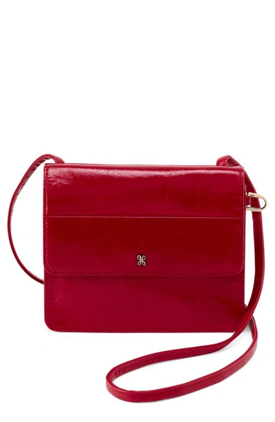 Hobo Jill Leather Wallet Crossbody Bag In Brown