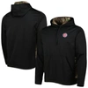 Dunbrooke Men's  Black, Camo Chicago Cubs Ranger Pullover Hoodie In Black