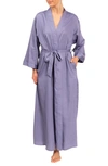 Everyday Ritual Colette Cotton Robe In Violet
