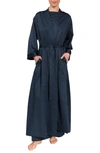 Everyday Ritual Colette Cotton Robe In Inky Blue