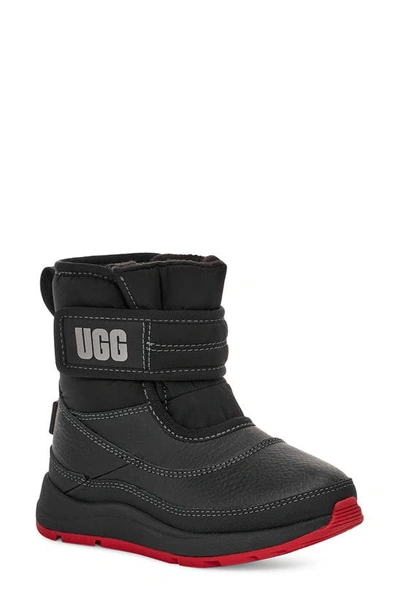 Ugg Taney Weather Water Repellent Genuine Shearling Lined Boot In Black