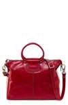 Hobo Sheila Medium Satchel In Crimson