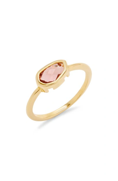 Brook & York Carson Ring In Gold Platted