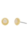 Brook & York Pippa Opalite Stud Earrings In Gold
