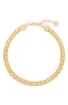 Brook & York Rosie Chain Anklet In Gold