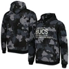 THE WILD COLLECTIVE THE WILD COLLECTIVE BLACK TAMPA BAY BUCCANEERS CAMO PULLOVER HOODIE