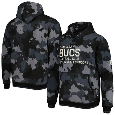 The Wild Collective Black Tampa Bay Buccaneers Camo Pullover Hoodie