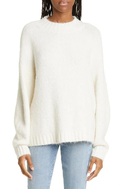 Pistola Carlen Mock Neck Oversize Sweater In Ecru