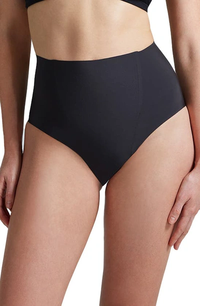 Commando Zone Smoothing High Waist Briefs In Black